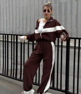 Женский спортивный костюм на молнии CUR-1022A880