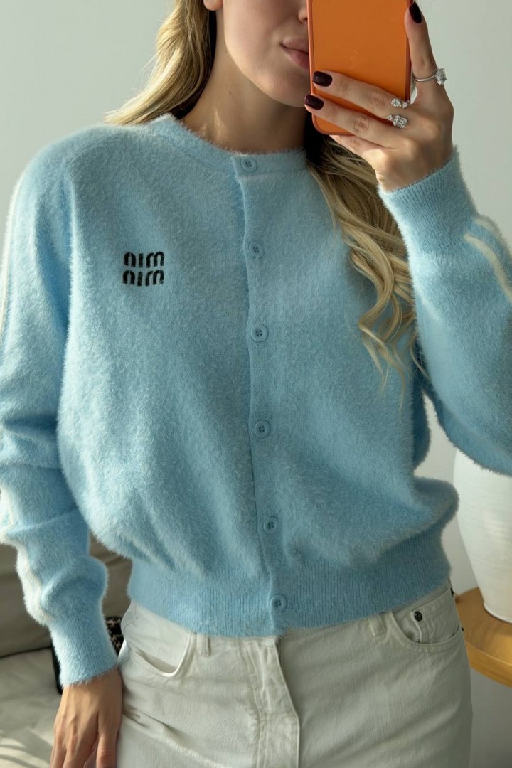 Нежная голубая кофта AUR-259A720
