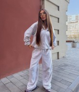 Женский флисовый спортивный костюм  AJO-550A650