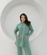 Теплый вязаный костюм женский  TS-200.3A520