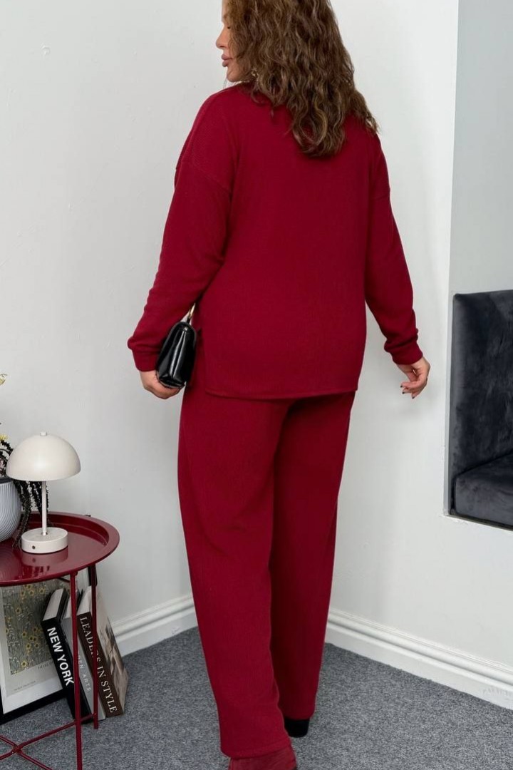 Теплый брючный костюм женский AD-064A550