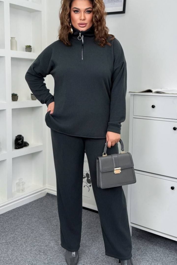 Теплый брючный костюм женский AD-064A550 Теплый брючный костюм женский AD-064A550