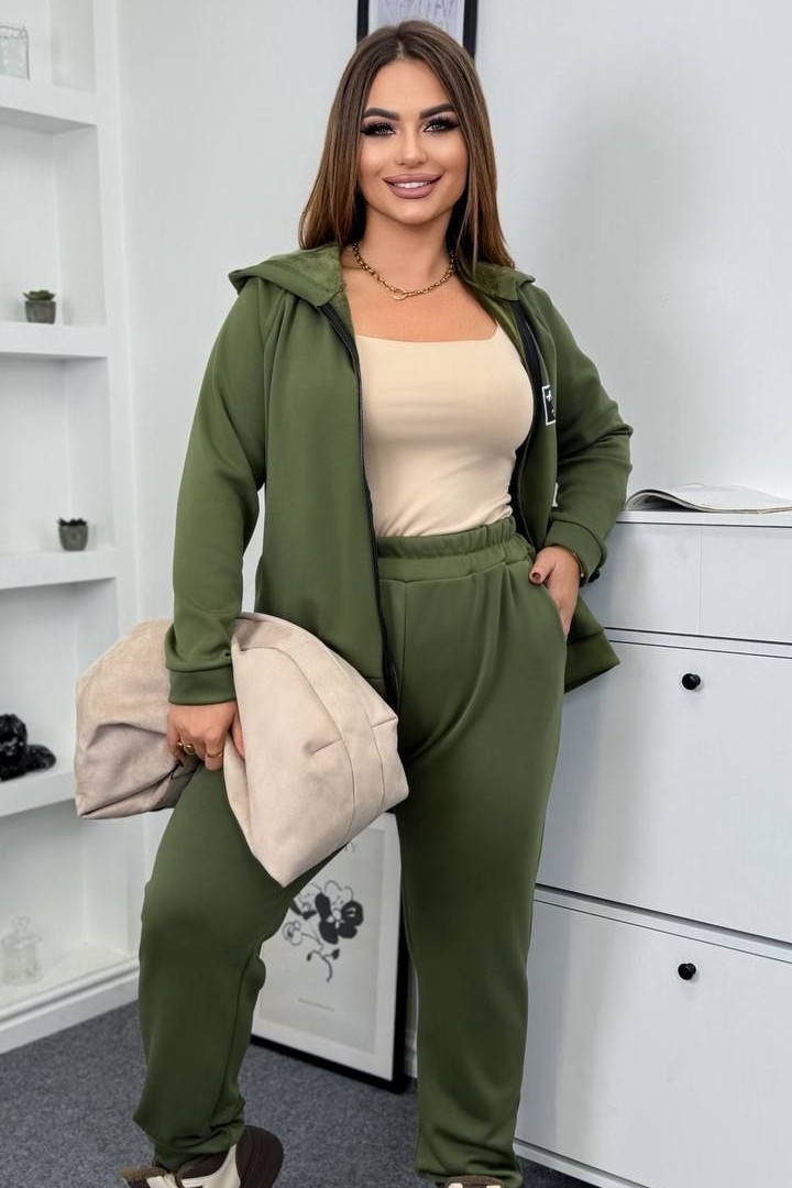 Жіноча кофта з капюшоном і штани AD-7866.1A360