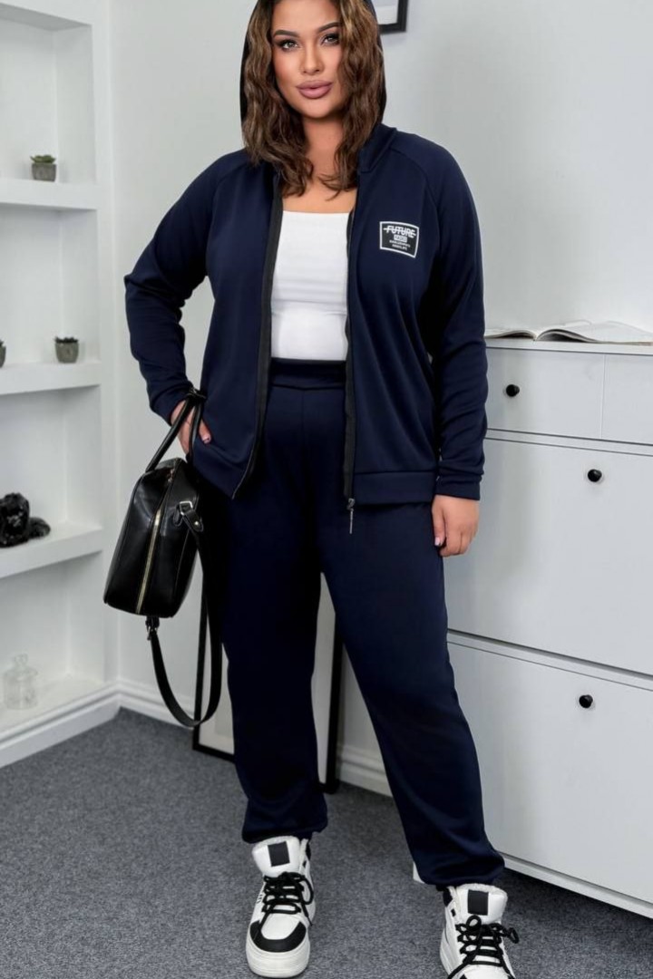 Жіноча кофта з капюшоном і штани AD-7866.1A360