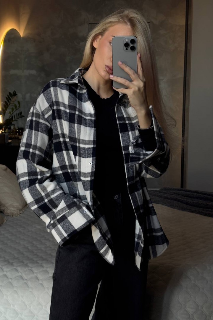 Теплая клетчатая рубашка CULT-2088A520 Теплая клетчатая рубашка CULT-2088A520