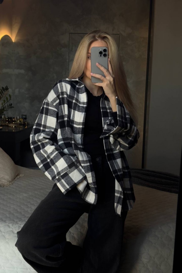 Теплая клетчатая рубашка CULT-2088A520 Теплая клетчатая рубашка CULT-2088A520