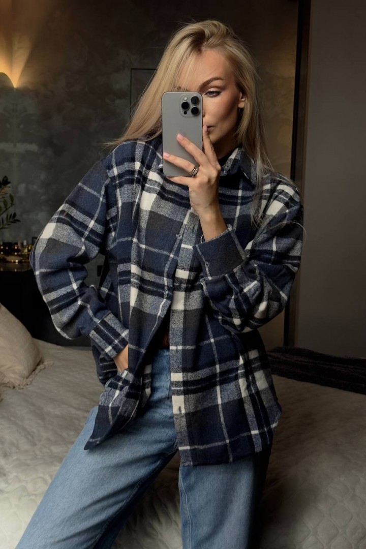 Теплая клетчатая рубашка CULT-2088A520 Теплая клетчатая рубашка CULT-2088A520