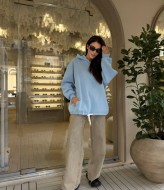 Женское худи оверсайз NK-9191A800 Женское худи оверсайз NK-9191A800