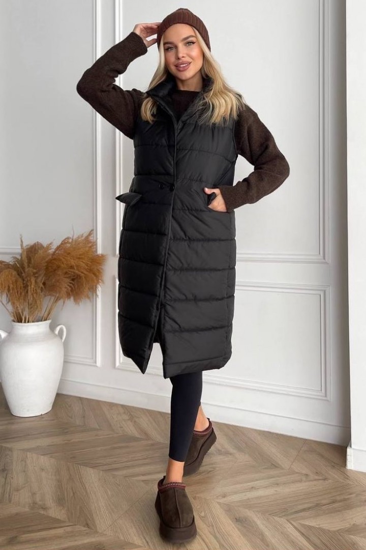 Удлиненная жилетка MOK-9002A650