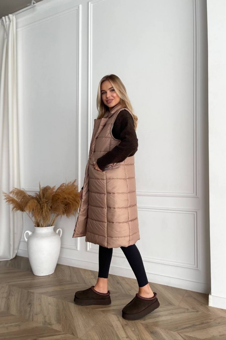 Удлиненная жилетка MOK-9002A650