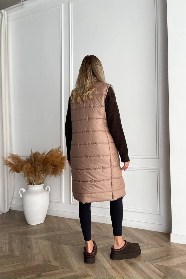 Удлиненная жилетка MOK-9002A650