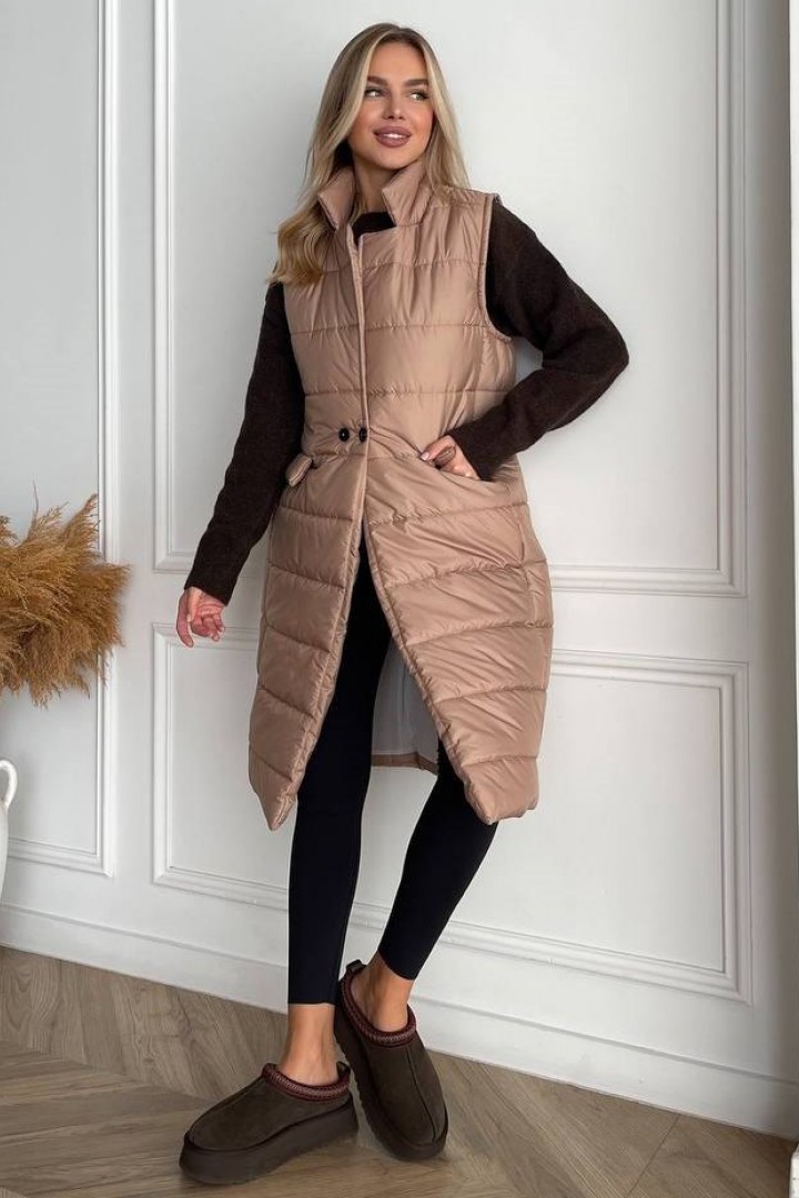 Удлиненная жилетка MOK-9002A650