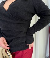 Тепла кофта на запах YS-2153A420B460