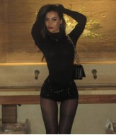 Блискучі міні шорти LK-363A320