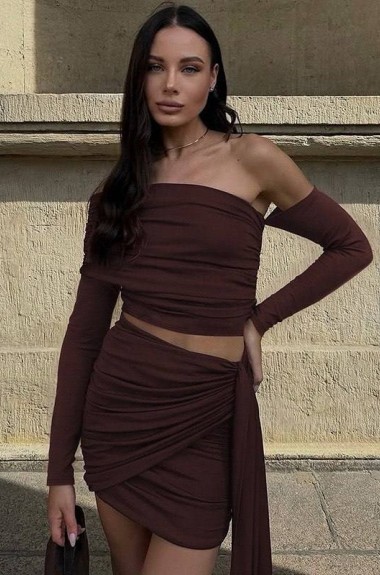 Костюм юбка + блузка ANM-413A520