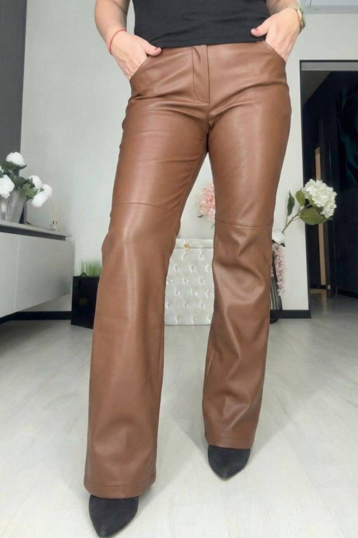 Кожаные женские брюки ME-534A620