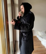 Чоловічий велюровий халат MOK-9197A900