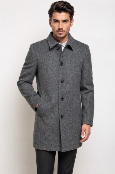 Пальто чоловіче демісезонне класика NJ-EKS-829A660