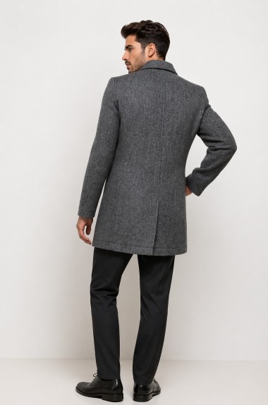 Пальто чоловіче демісезонне класика NJ-EKS-829A660