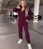 Вельветовый костюм с рубашкой  VM-10504A470