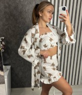 Домашний костюм тройка женский KG-705A640