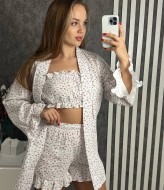 Домашний костюм тройка женский KG-705A640