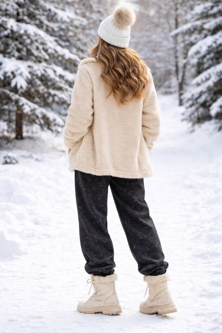 Джогери на хутрі з блискітками STC-299A499