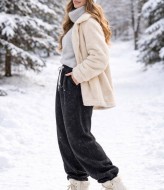 Джогери на хутрі з блискітками STC-299A499