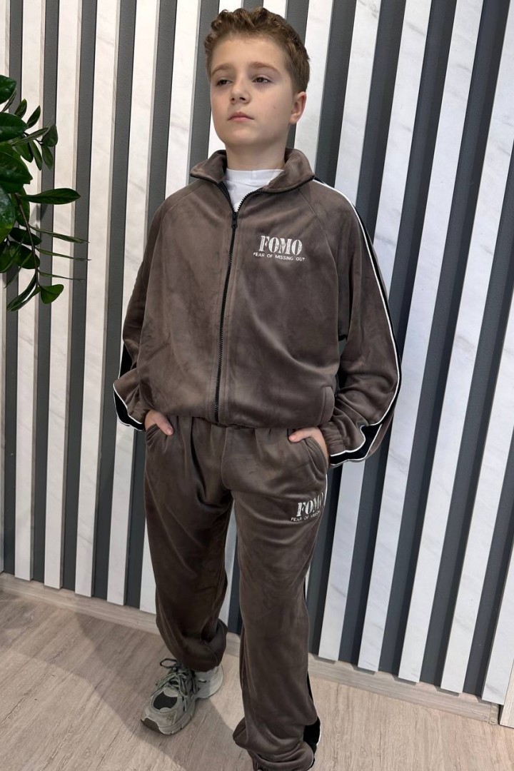 Велюровый костюм NN-1001A750