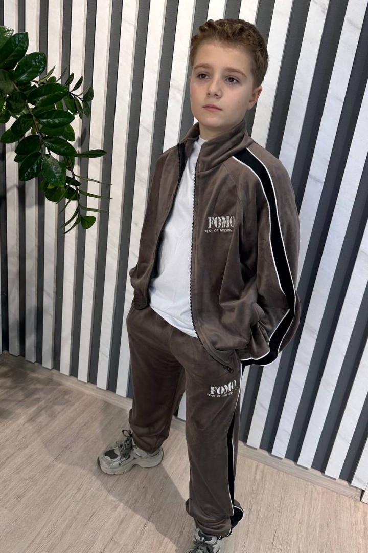 Велюровый костюм NN-1001A750