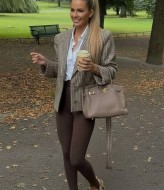 Леггинсы с штрибками IMMA-433A300