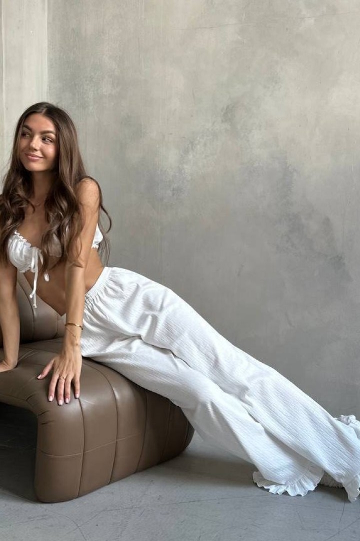 Пижама 3-ка халат, топ и штаны NK-653A850