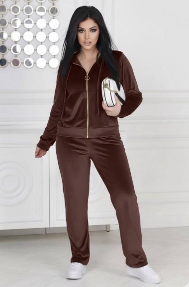 Велюровий прогулянковий костюм QUA-4139A550