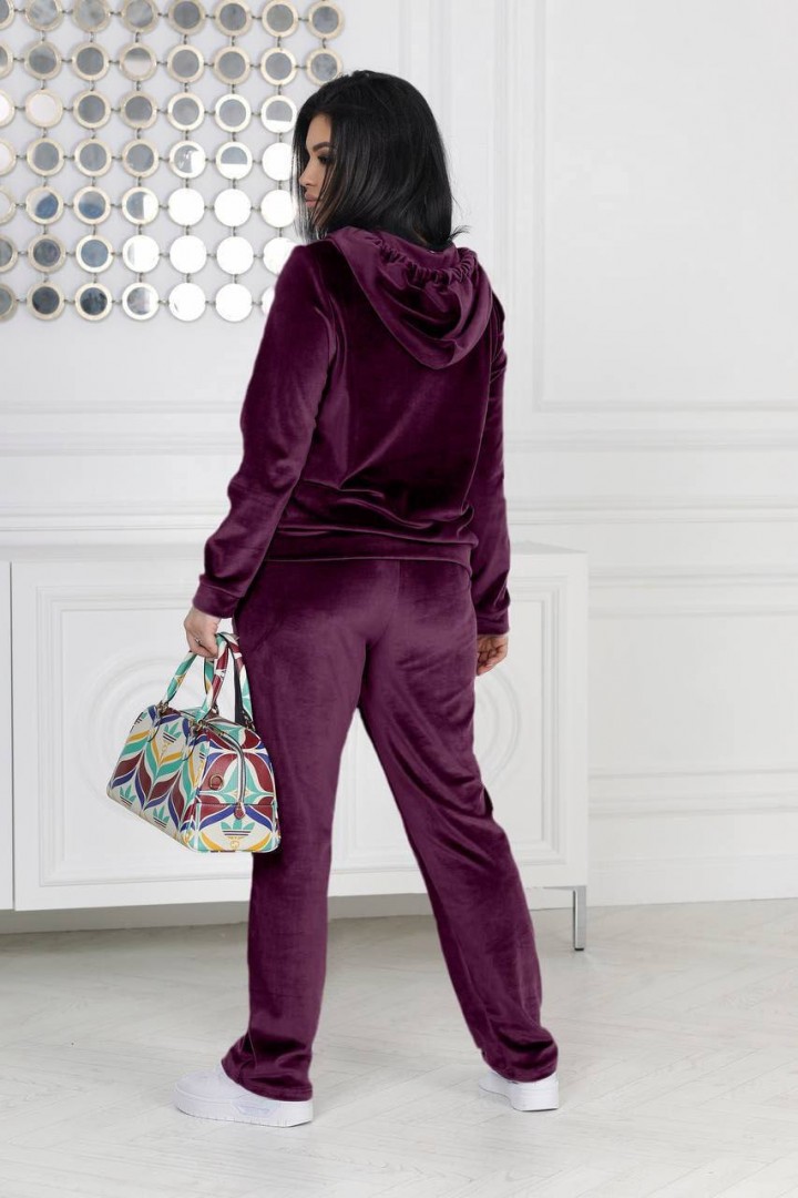 Велюровый прогулочный костюм QUA-4139A550