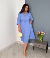 Однотонное платье KG-2475A440