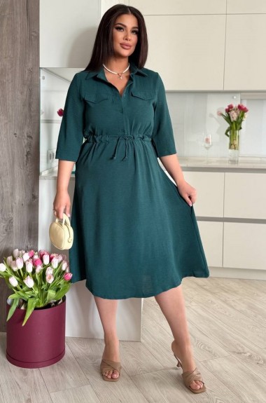 Однотонное платье KG-2475A440