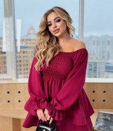 Однотонное платье VW-1570A540