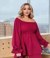 Однотонное платье VW-1570A540