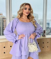 Однотонное платье VW-1570A540