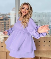 Однотонное платье VW-1570A540