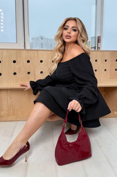 Однотонное платье VW-1570A540 Однотонное платье VW-1570A540