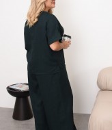 Льняной брючный костюм женский  NA-287A790