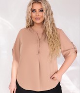 Блузка однотонная ELT-661A320