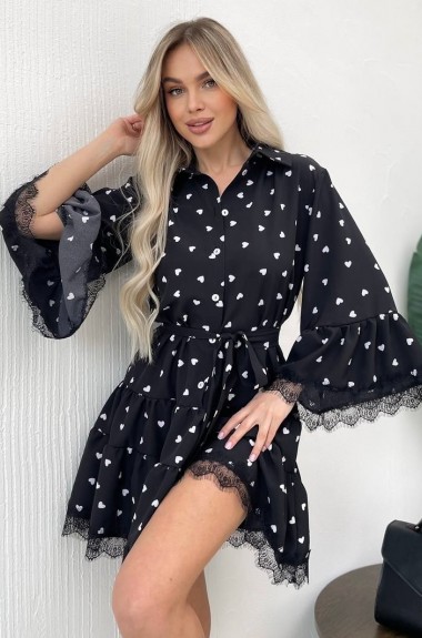 Платье рукав клеш ANA-1658A14