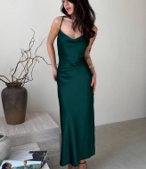 Шелковое платье на бретельках MUS-069A450