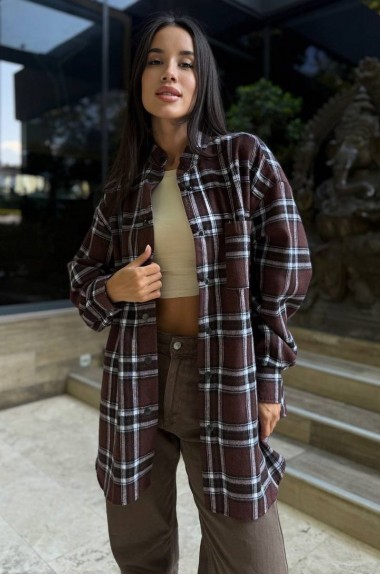 Рубашка оверсайз MUS-129A520 Рубашка оверсайз MUS-129A520