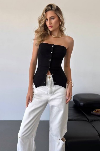 Джинсовый корсет MUS-121A380