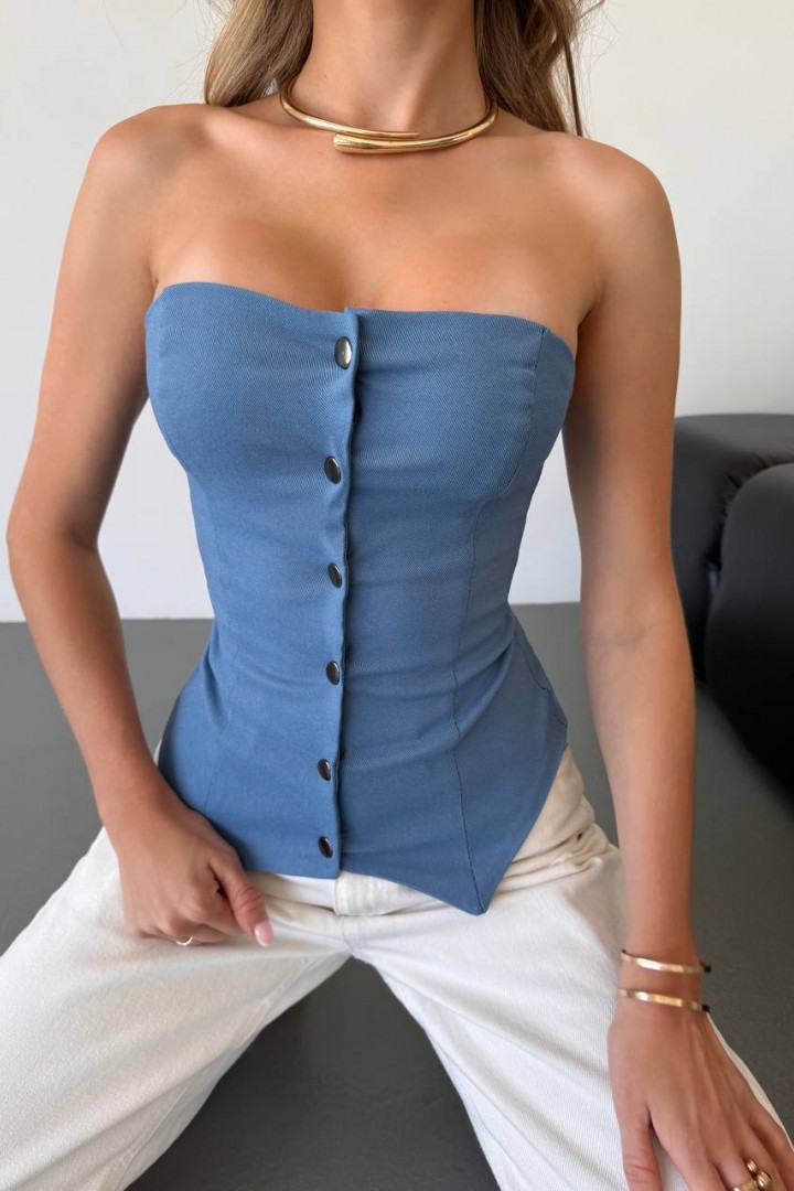 Джинсовый корсет MUS-121A380