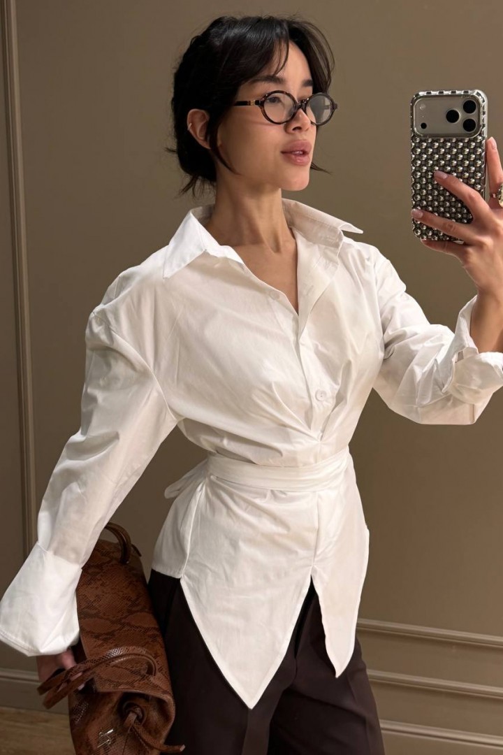 Стильная котоновая рубашка MUS-150A500