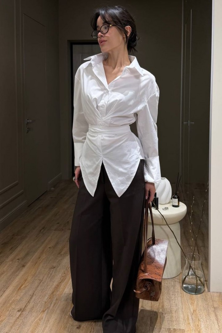 Стильная котоновая рубашка MUS-150A500